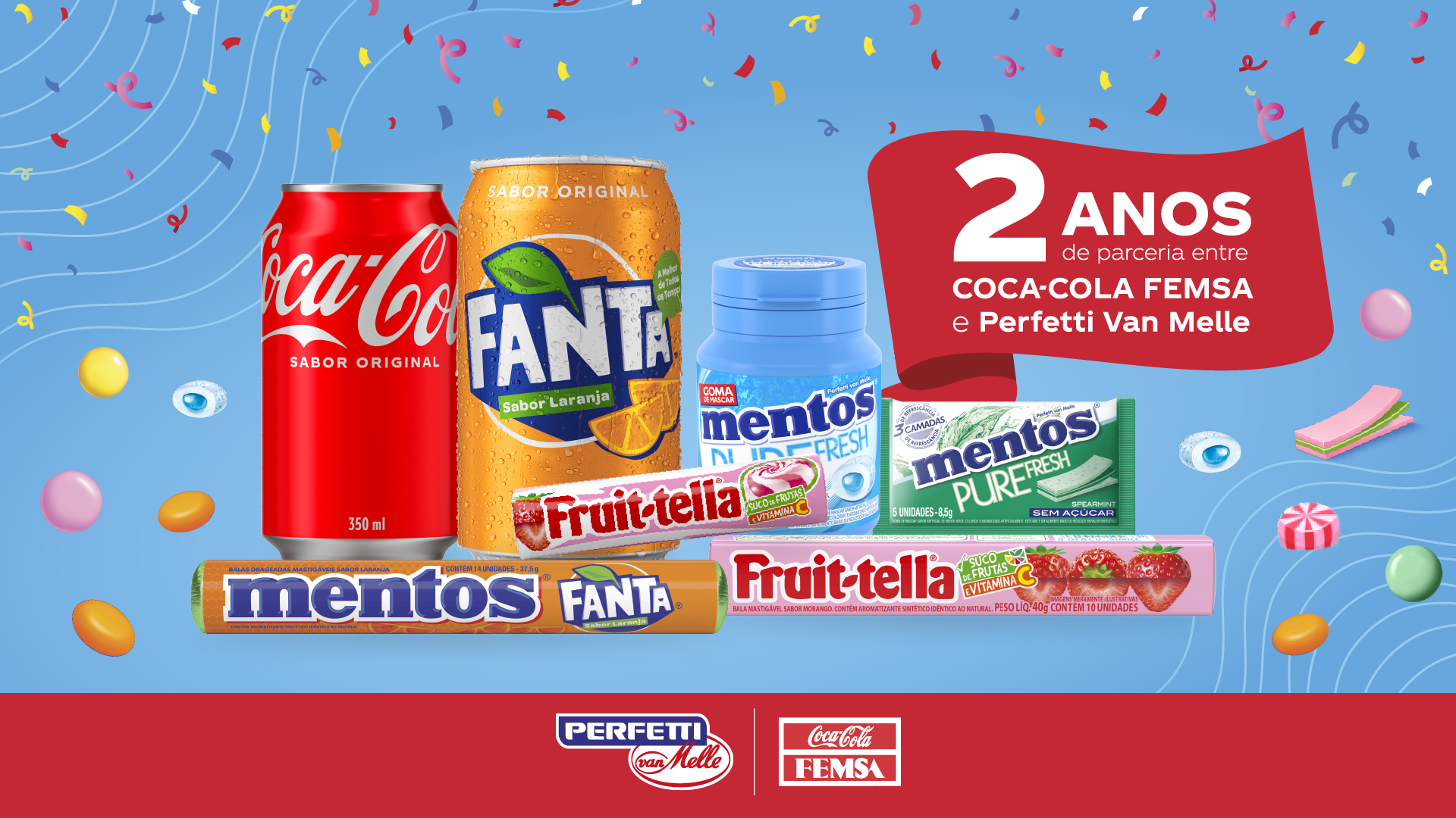 Coca-Cola FEMSA e Perfetti Van Melle: 2 anos de uma parceria de sucesso!