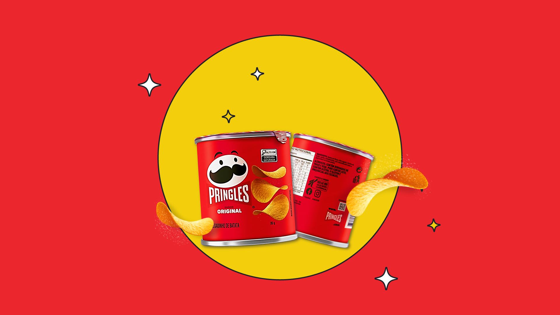 A Pringles que você já conhece, agora em nova opção de embalagem