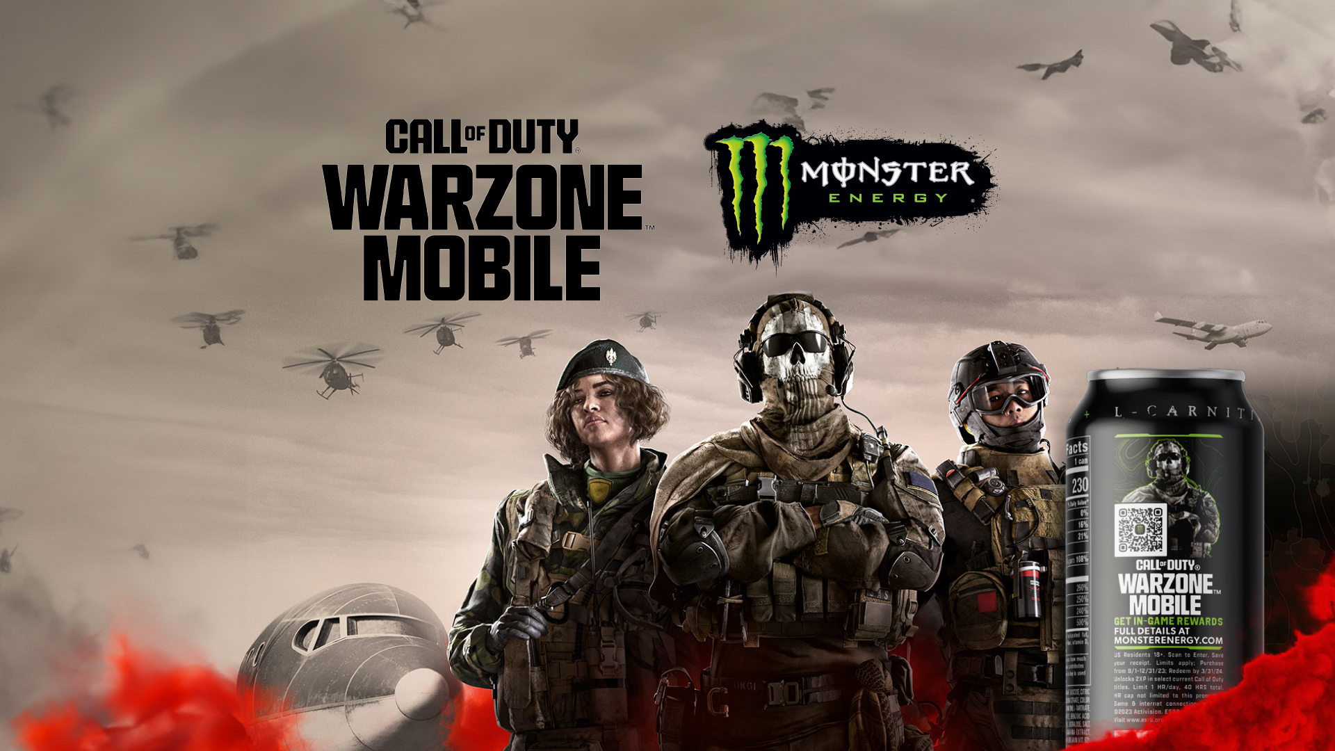 Concurso de merchandising com Monster Energy e Call of Duty