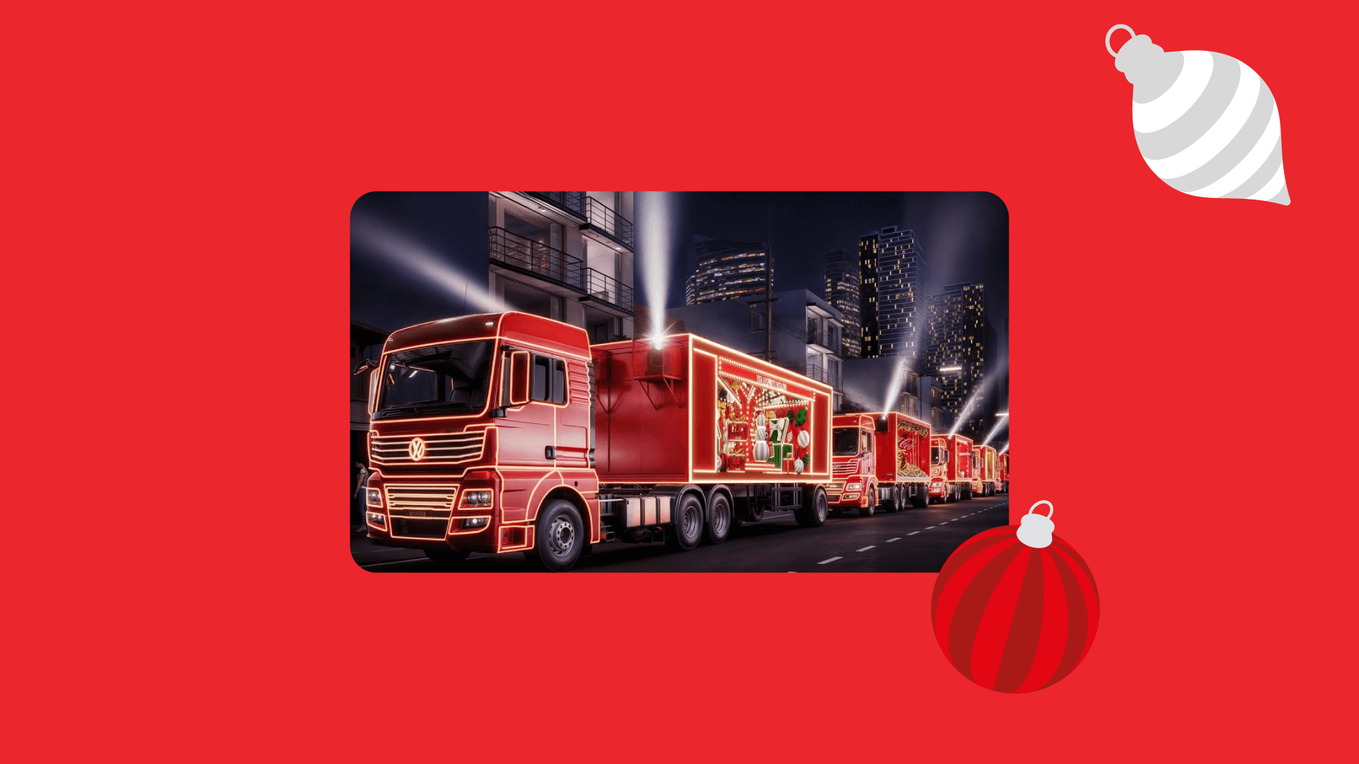 Nossa Caravana de Natal já está nas ruas!