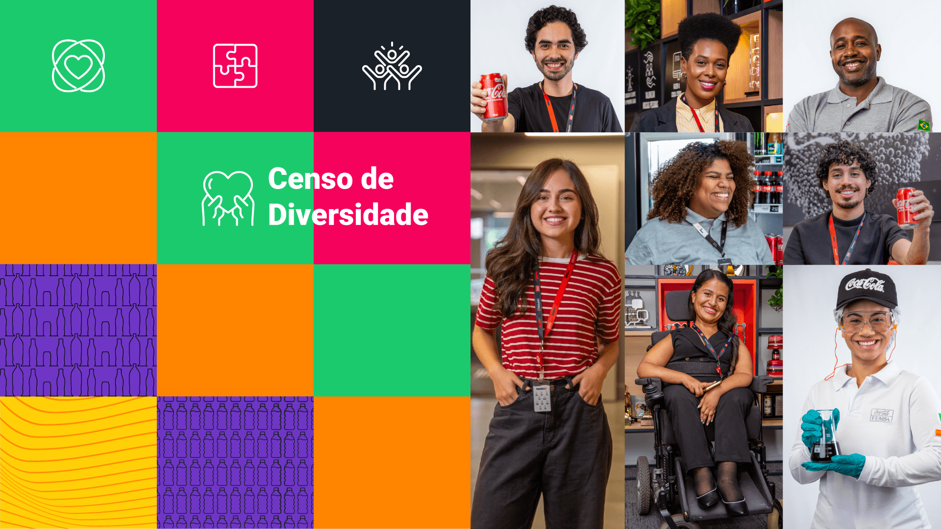 O nosso Censo de Diversidade está no ar! Participe até o dia 24/7