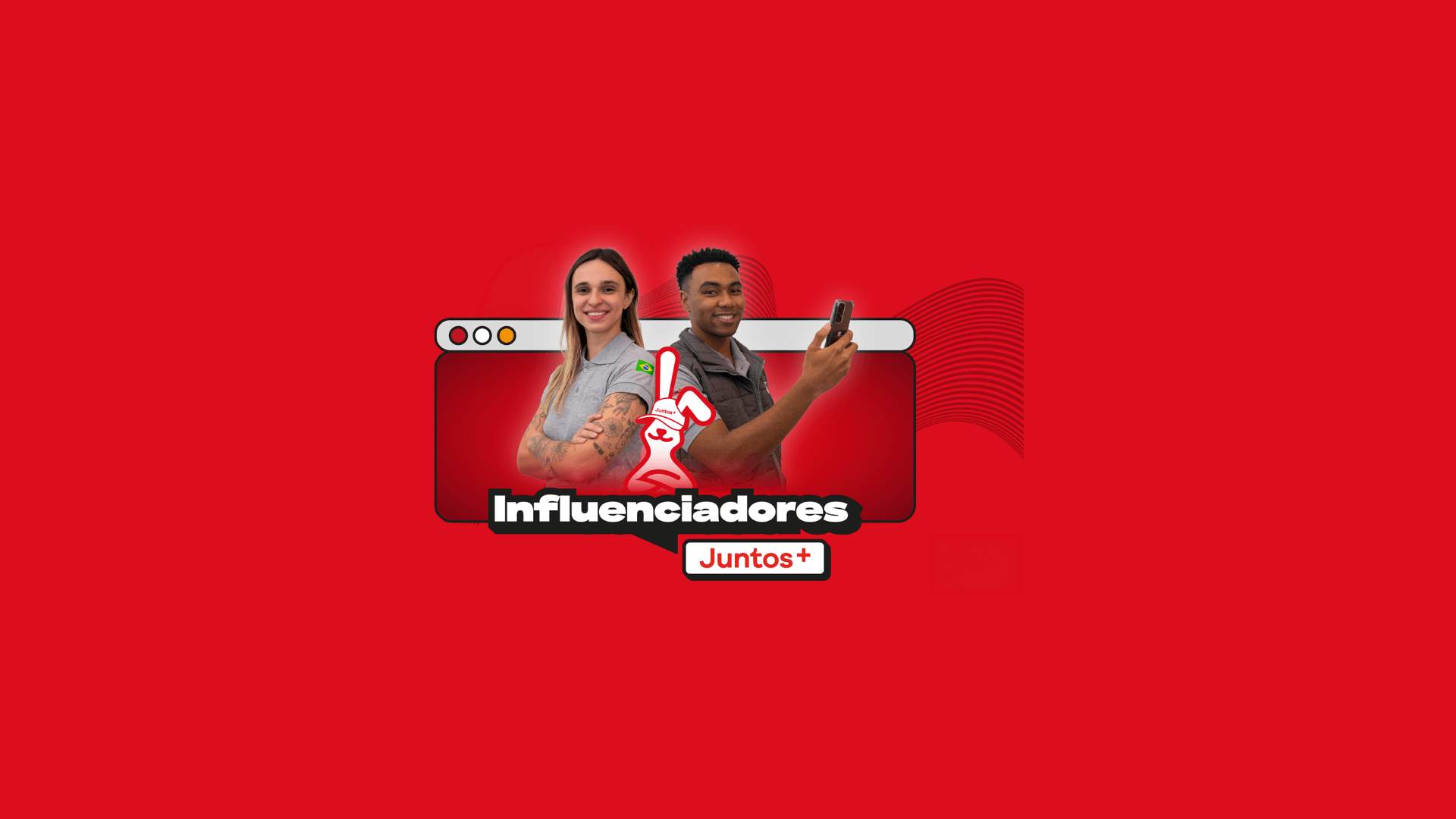 O time de influenciadores do Juntos+ está formado!